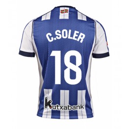 Real Sociedad Carlos Soler #18 Thuis tenue 2025-26 Korte Mouw Real Sociedad Carlos Soler #18 Thuis tenue 2025-26 Korte Mouw