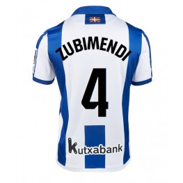 Real Sociedad Martin Zubimendi #4 Thuis tenue 2024-25 Korte Mouw