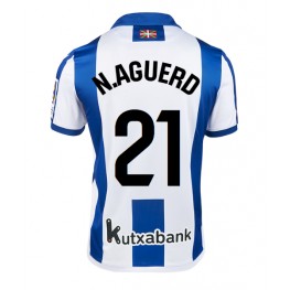 Real Sociedad Nayef Aguerd #21 Thuis tenue 2024-25 Korte Mouw