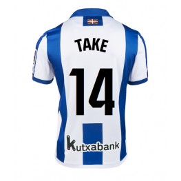 Real Sociedad Takefusa Kubo #14 Thuis tenue 2024-25 Korte Mouw
