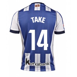 Real Sociedad Takefusa Kubo #14 Thuis tenue 2025-26 Korte Mouw Real Sociedad Takefusa Kubo #14 Thuis tenue 2025-26 Korte Mouw