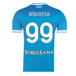 SSC Napoli Frank Anguissa #99 Thuis tenue 2025-26 Korte Mouw