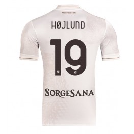 SSC Napoli Rasmus Hojlund #19 Uit tenue 2025-26 Korte Mouw