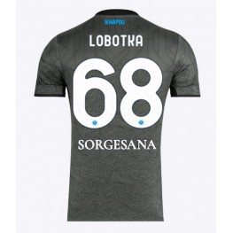 SSC Napoli Stanislav Lobotka #68 Derde tenue 2024-25 Korte Mouw