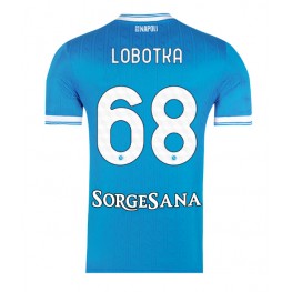 SSC Napoli Stanislav Lobotka #68 Thuis tenue 2025-26 Korte Mouw