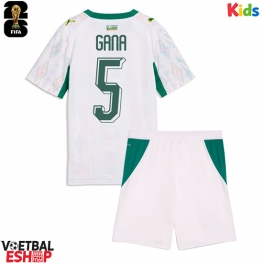 Senegal Idrissa Gueye #5 Thuis tenue Kids WK 2026 Korte Mouw (+ Korte broeken)