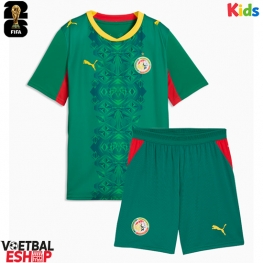 Senegal Uit tenue Kids WK 2026 Korte Mouw (+ Korte broeken)