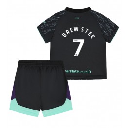 Sheffield United Rhian Brewster #7 Uit tenue Kids 2024-25 Korte Mouw (+ Korte broeken)