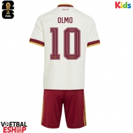 Spanje Dani Olmo #10 Uit tenue Kids WK 2026 Korte Mouw (+ Korte broeken)
