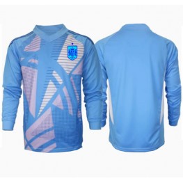 Spanje Keeper Thuis tenue EK 2024 Lange Mouw