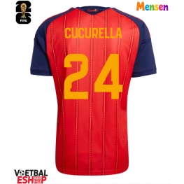 Spanje Marc Cucurella #24 Thuis tenue WK 2026 Korte Mouw