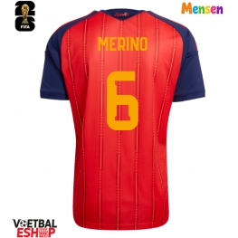 Spanje Mikel Merino #6 Thuis tenue WK 2026 Korte Mouw
