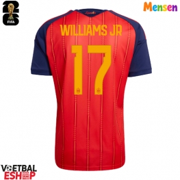 Spanje Nico Williams #17 Thuis tenue WK 2026 Korte Mouw