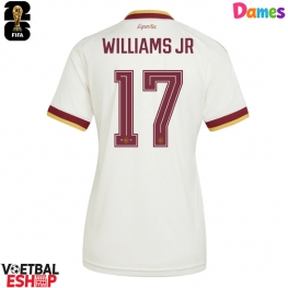 Spanje Nico Williams #17 Uit tenue Dames WK 2026 Korte Mouw