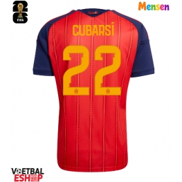 Spanje Pau Cubarsi #22 Thuis tenue WK 2026 Korte Mouw