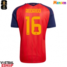 Spanje Rodri Hernandez #16 Thuis tenue WK 2026 Korte Mouw