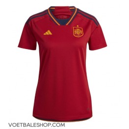 Spanje Thuis tenue Dames WK 2022 Korte Mouw