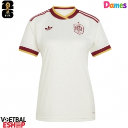 Spanje Uit tenue Dames WK 2026 Korte Mouw