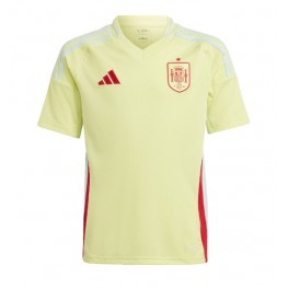 Spanje Uit tenue EK 2024 Korte Mouw