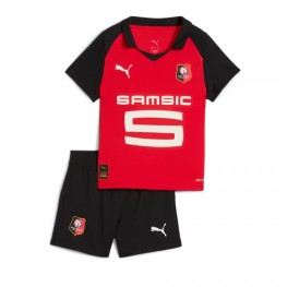 Stade Rennais Thuis tenue Kids 2025-26 Korte Mouw (+ Korte broeken)