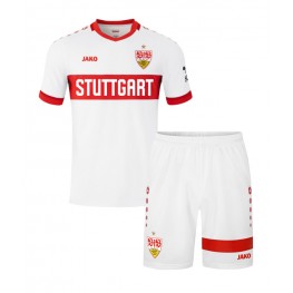 Stuttgart Thuis tenue Kids 2024-25 Korte Mouw (+ Korte broeken)