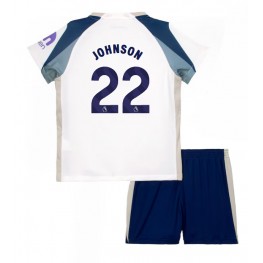 Tottenham Hotspur Brennan Johnson #22 Thuis tenue Kids 2025-26 Korte Mouw (+ Korte broeken)