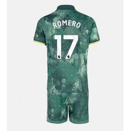 Tottenham Hotspur Cristian Romero #17 Derde tenue Kids 2024-25 Korte Mouw (+ Korte broeken)