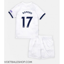 Tottenham Hotspur Cristian Romero #17 Thuis tenue Kids 2023-24 Korte Mouw (+ Korte broeken)
