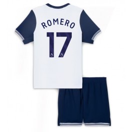 Tottenham Hotspur Cristian Romero #17 Thuis tenue Kids 2024-25 Korte Mouw (+ Korte broeken)