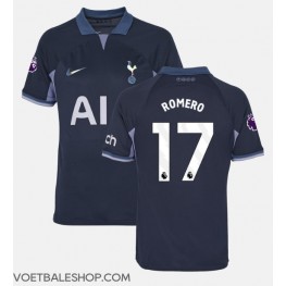 Tottenham Hotspur Cristian Romero #17 Uit tenue 2023-24 Korte Mouw