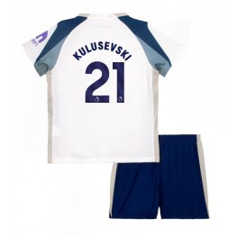 Tottenham Hotspur Dejan Kulusevski #21 Thuis tenue Kids 2025-26 Korte Mouw (+ Korte broeken)