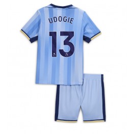 Tottenham Hotspur Destiny Udogie #13 Uit tenue Kids 2024-25 Korte Mouw (+ Korte broeken)