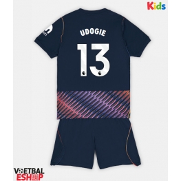 Tottenham Hotspur Destiny Udogie #13 Uit tenue Kids 2026-27 Korte Mouw (+ Korte broeken)