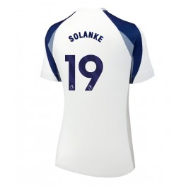Tottenham Hotspur Dominic Solanke #19 Thuis tenue Dames 2025-26 Korte Mouw Tottenham Hotspur Dominic Solanke #19 Thuis tenue Dames 2025-26 Korte Mouw