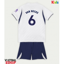 Tottenham Hotspur Jan Paul van Hecke #6 Thuis tenue Kids 2026-27 Korte Mouw (+ Korte broeken)