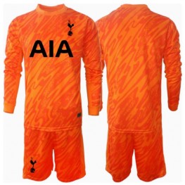 Tottenham Hotspur Keeper Uit tenue Kids 2024-25 Lange Mouw (+ Korte broeken)