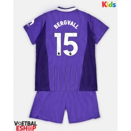 Tottenham Hotspur Lucas Bergvall #15 Derde tenue Kids 2026-27 Korte Mouw (+ Korte broeken)