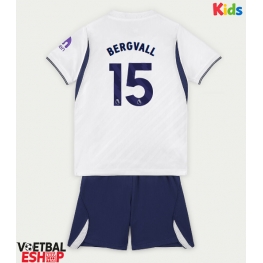 Tottenham Hotspur Lucas Bergvall #15 Thuis tenue Kids 2026-27 Korte Mouw (+ Korte broeken)
