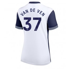 Tottenham Hotspur Micky van de Ven #37 Thuis tenue Dames 2024-25 Korte Mouw