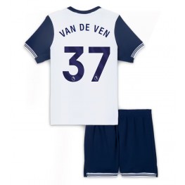 Tottenham Hotspur Micky van de Ven #37 Thuis tenue Kids 2024-25 Korte Mouw (+ Korte broeken)
