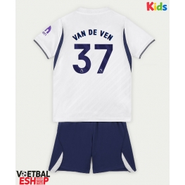 Tottenham Hotspur Micky van de Ven #37 Thuis tenue Kids 2026-27 Korte Mouw (+ Korte broeken)
