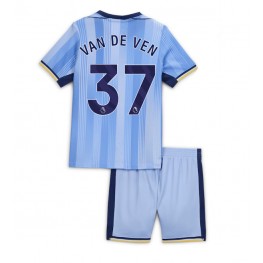 Tottenham Hotspur Micky van de Ven #37 Uit tenue Kids 2024-25 Korte Mouw (+ Korte broeken)