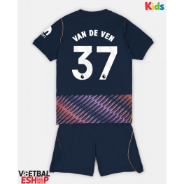 Tottenham Hotspur Micky van de Ven #37 Uit tenue Kids 2026-27 Korte Mouw (+ Korte broeken)