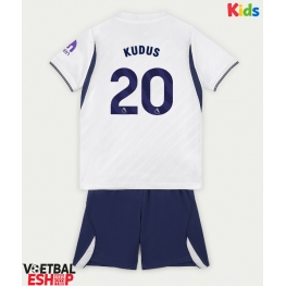 Tottenham Hotspur Mohammed Kudus #20 Thuis tenue Kids 2026-27 Korte Mouw (+ Korte broeken)