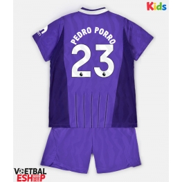 Tottenham Hotspur Pedro Porro #23 Derde tenue Kids 2026-27 Korte Mouw (+ Korte broeken)