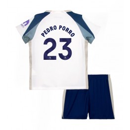 Tottenham Hotspur Pedro Porro #23 Thuis tenue Kids 2025-26 Korte Mouw (+ Korte broeken)