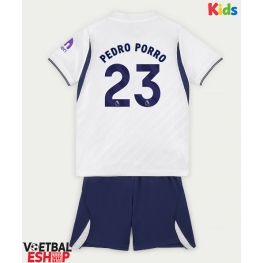Tottenham Hotspur Pedro Porro #23 Thuis tenue Kids 2026-27 Korte Mouw (+ Korte broeken)
