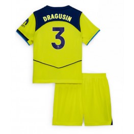 Tottenham Hotspur Radu Dragusin #3 Derde tenue Kids 2025-26 Korte Mouw (+ Korte broeken)