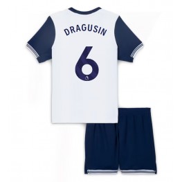 Tottenham Hotspur Radu Dragusin #6 Thuis tenue Kids 2024-25 Korte Mouw (+ Korte broeken)