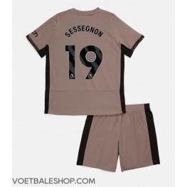Tottenham Hotspur Ryan Sessegnon #19 Derde tenue Kids 2023-24 Korte Mouw (+ Korte broeken)